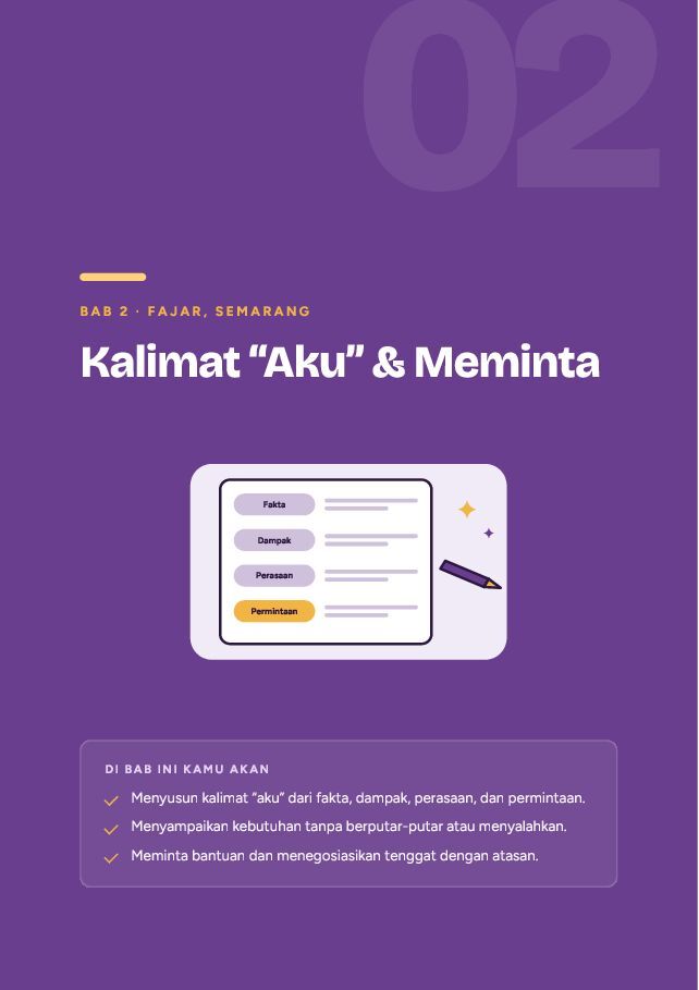 Contoh halaman Komunikasi Asertif: Bilang Tidak Tanpa Drama