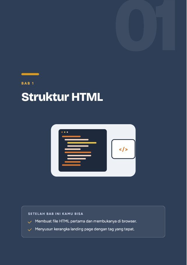 Contoh halaman Bikin Landing Page UMKM dengan HTML & CSS