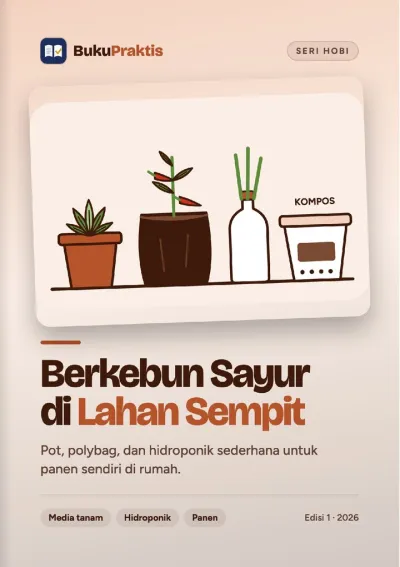 Sampul Berkebun Sayur di Lahan Sempit