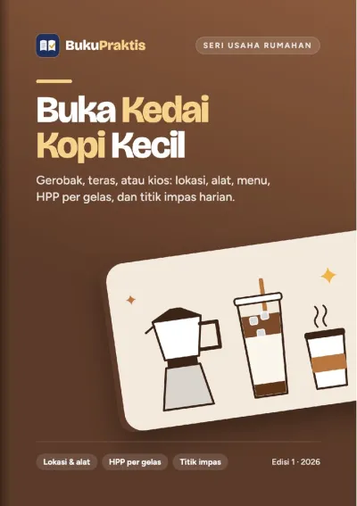Sampul Buka Kedai Kopi Kecil