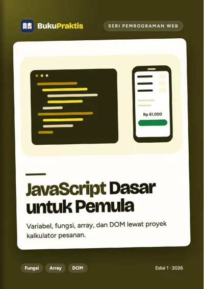 Sampul JavaScript Dasar untuk Pemula