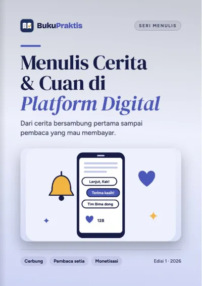 Sampul Menulis Cerita & Cuan di Platform Digital
